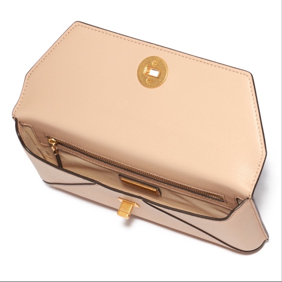 Tory Burch Sand Kira Envelope Clutch - Picture 4 of 14